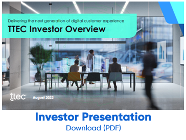 TTEC Investor Presentation